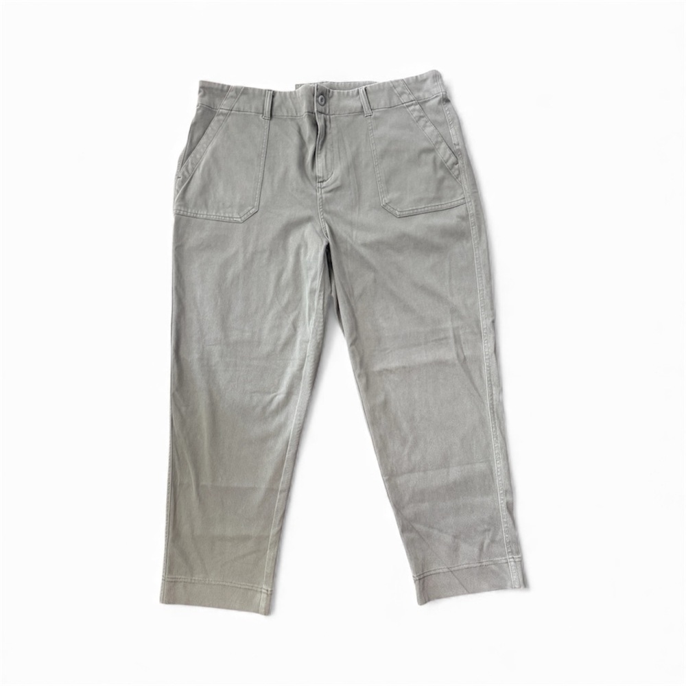 Ankle Length Pants Olive Green